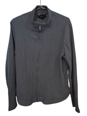 ASOS High End Lightweight Textured Gray Zip Jacket Men’s S MINTY